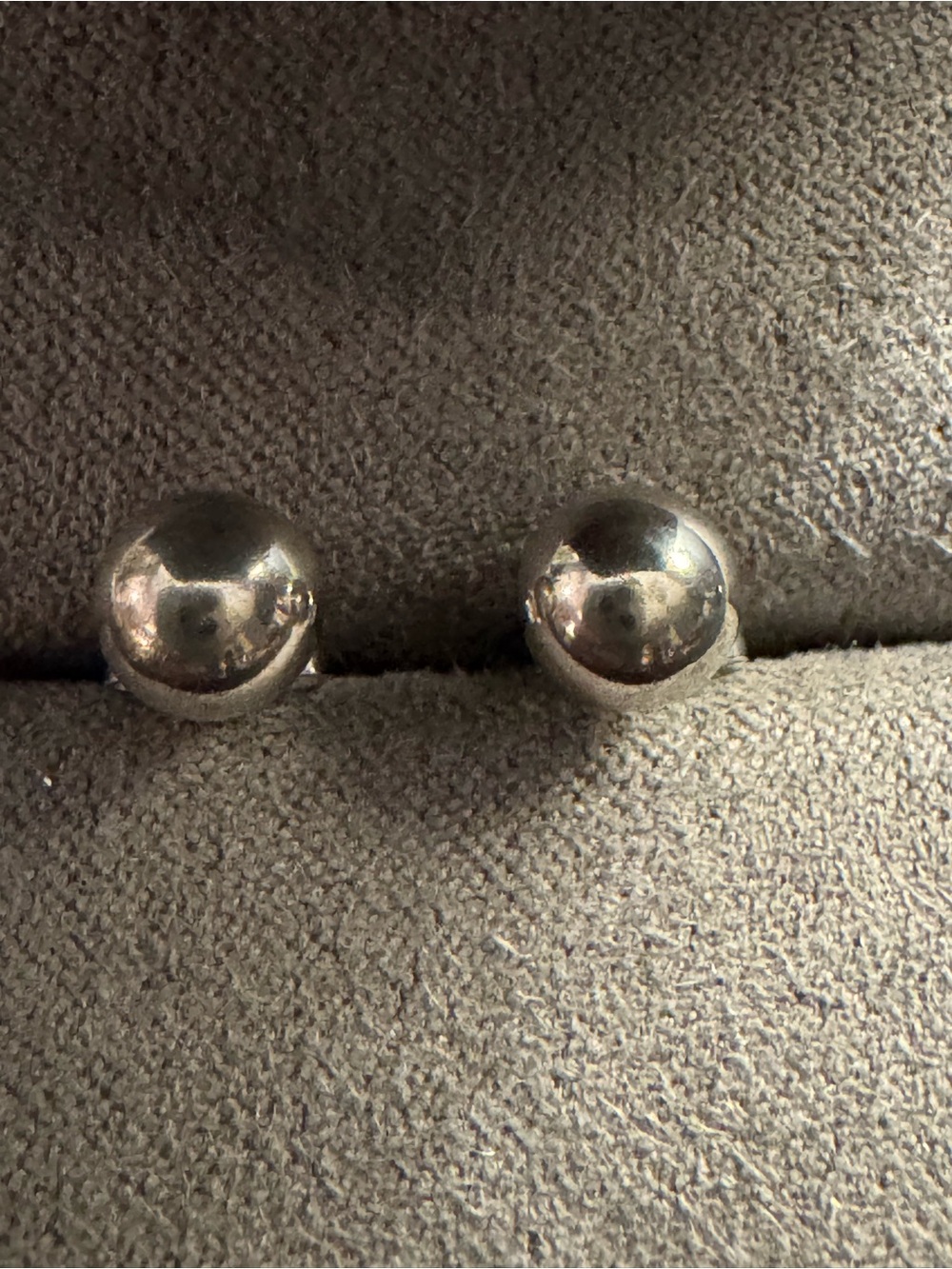Sterling Silver 5mm Ball Stud Earrings - Picture 4 of 4